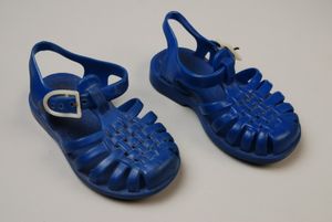 1980년대의 전형적인 어린이 젤리 슈즈