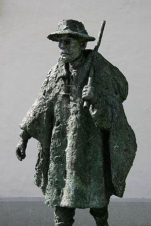 루체른 문 조각상