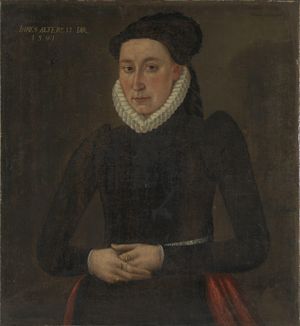 1591년, 새롭게 과부가 된 메클렌부르크의 조피.