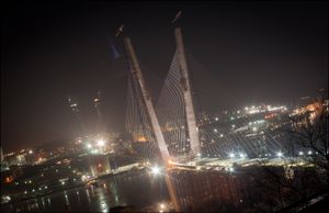 금각만 대교 건설 (2012년 1월 15일)