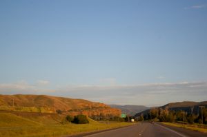 에코에 있는 I-84의 동쪽 종점