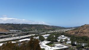 I-805 북쪽 종점의 "이중 고속도로"