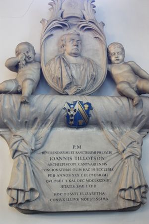 존 틸럿슨의 무덤, 세인트 로렌스 주리, 런던