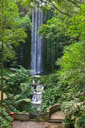m}}에 달하는 가장 높은 인공 폭포 중 하나였다.