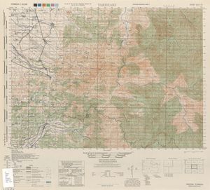 주치(Takezaki로 표기)가 포함된 지도(1944)