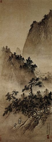 대진 『춘산적취도』(상하이 박물관)