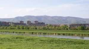 사바 강(Sava)과 자그레브를 배경으로 한 메드베드니차 산