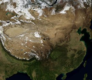 중화인민공화국 위성 사진