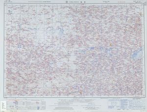 지닝(集寧 CHI-NING (P'ING-TI-CH'ÜAN))이 포함된 지도 (AMS, 1963)