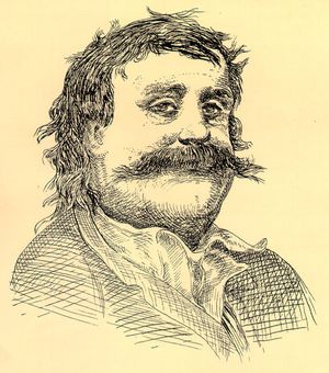 파토 페테르 팔(1795년 6월 7일 - 1855년 4월 28일)의 초상화, 인물의 모티브가 된 무즐라 출신의 헝가리 판사.