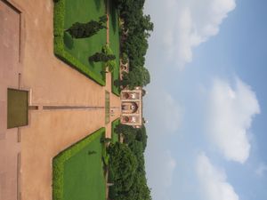 후마윤 묘의 차르바그, 델리, 인도