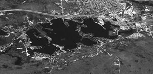 1974년 처바너강거모그호의 사선 뷰