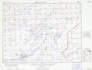 초이발상(CHOYBALSAN(BAYAN TUMAN)으로 표기됨) (1955)