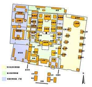 심양고궁 평면도