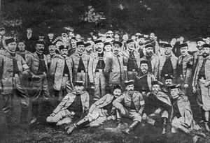 1905년 자치령 설립 이후 체호비체지에지체에 있는 폴란드 소콜 체조 협회 회원들