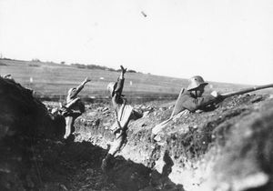 세당 인근의 충격 부대에 의한 훈련 (1917년)