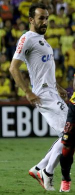 2017년 산투스에서 뛰고 있는 치아구 히베이루