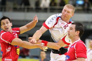 국가대표팀 경기 중인 카롤 비엘레츠키