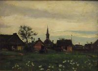 Hornbæk 교회 스케치 (1885)