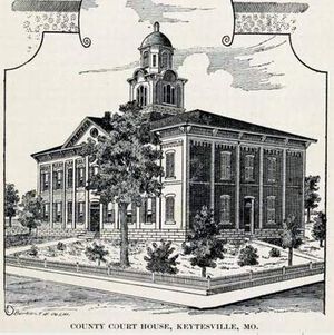 두 번째 카리톤군 법원 (1867–1973). 1864년 남부 연합 습격자들에 의해 파괴된 법원을 대체했다.