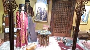 리투아니아 트라카이에서 크림 카라임족의 전통 생활 방식 전시