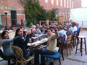 샌프란시스코의 전 본사에서 점심 식사