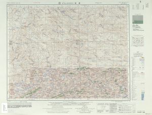 開縣}}로 표기) 및 인근 지역 지도 (1954년)