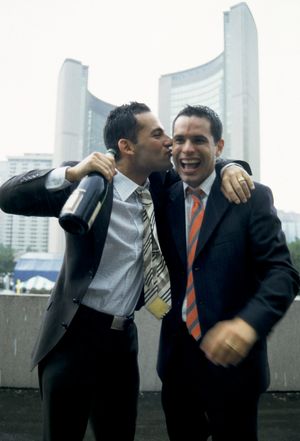 2003년 토론토에서 열린 마티유 샹텔루아와 마르셀로 고메스의 결혼식