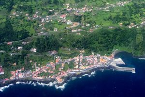 칼례타 시의 중심지인 칼례타, 같은 이름의 교구의 모습.