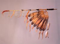 수족의 차눈파(의식용 파이프)의 자루 부분.