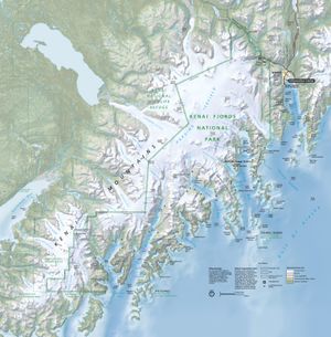 케나이 피오르드 국립공원 지도