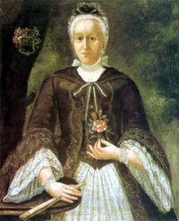 커친치 페렌츠의 어머니인 보사니 주잔나(1740-1812)의 초상화