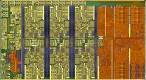 6개의 코어를 가진 i7-8700K의 커피레이크 프로세서 다이