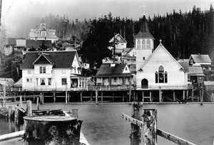 케치칸 해안가 1918년경