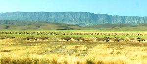 코페트다그산맥 전경, 아할, 투르크메니스탄