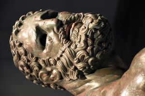 퀴리날의 권투사에 묘사된 곰보귀, 기원전 100~50년경