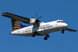 콘택트 에어 ATR 42-500 in 루프트한자 리저널 도장, 2008.