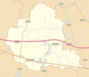 콩프랑송의 도로망