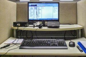 IT 회사 Capgemini의 상파울루 사무실 큐비클