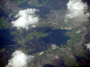 자펜빌과 쾰리켄을 항공에서 본 모습