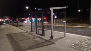 비이린락소 인근 버스 정류장