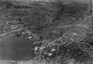 발터 미텔홀저가 촬영한 800m 상공의 항공 사진 (1920)