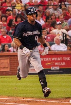 2014년 8월 1일 밀워키 브루어스 시절