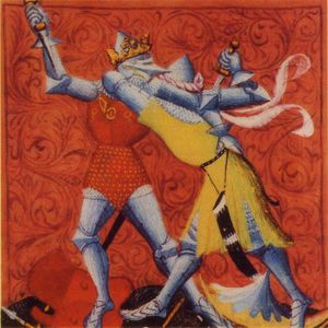 클로타르가 베르토알트를 죽이다