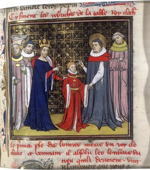 클로타르와 어린 다고베르트