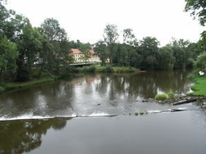 독일 타이아강(오른쪽)과 모라비아 타이아강의 합류 지점