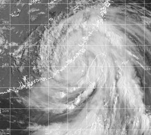 8월 22일 늦게 동중국에 상륙한 태풍 빌리스