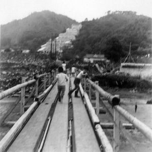 이즈노쿠니시의 태풍 아이다 피해 모습