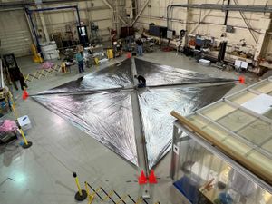 Advanced Composite Solar Sail System testing