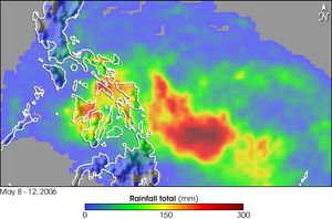 5월 12일까지 짠쯔의 강수량